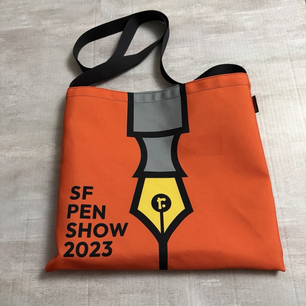 Rickshaw x San Francisco Pen Show 2023 Crossbody‎ Shoulder Tote Bag Fountain Pen
